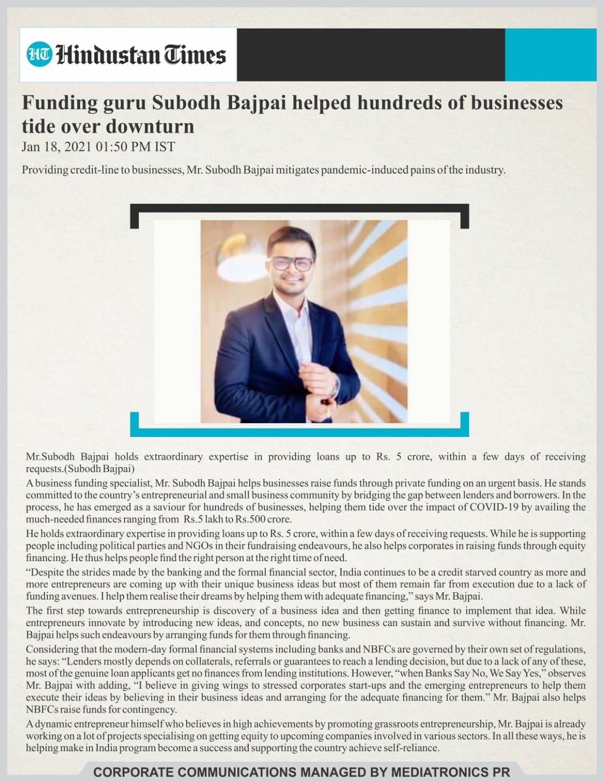 Hindustan Times — Unified Investments LLC introduces CATS CLUB AND BAR, revolutionizing Dubai nightlife